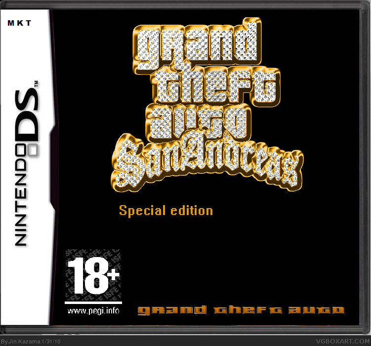 gta San Andreas special edition box cover