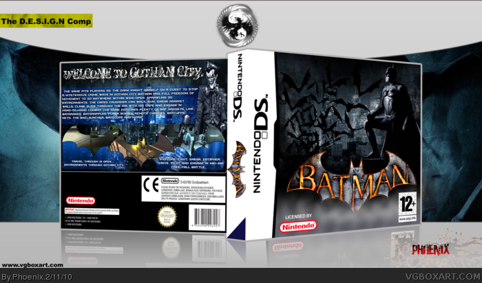 Batman box art cover