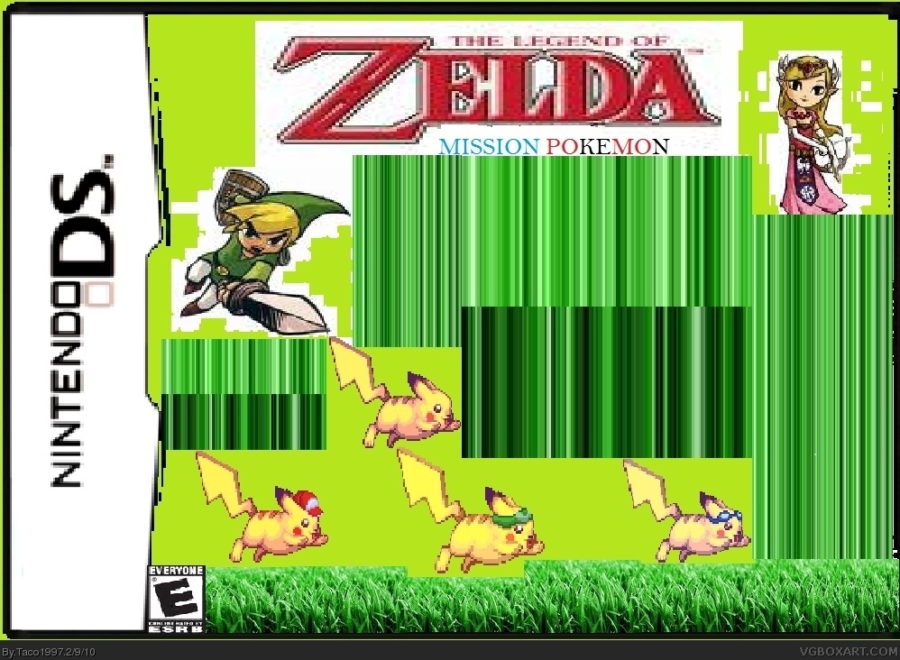 The Legend of Zelda Mission Pokemon box cover