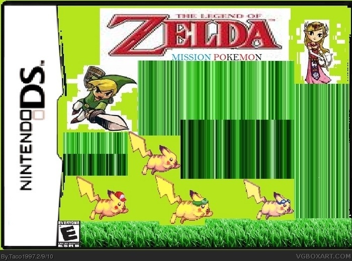 The Legend of Zelda Mission Pokemon box art cover