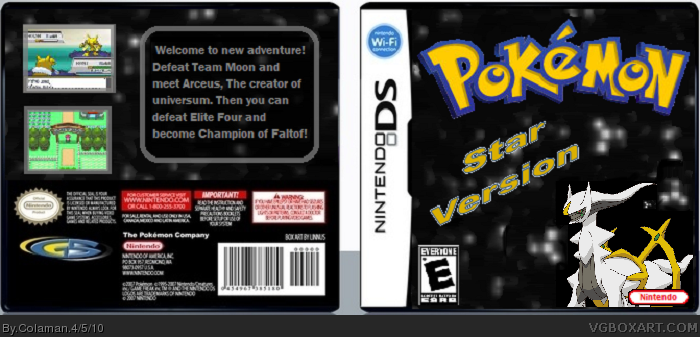 Pokemon Star Version box cover