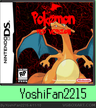 Pokemon Red DS box art cover