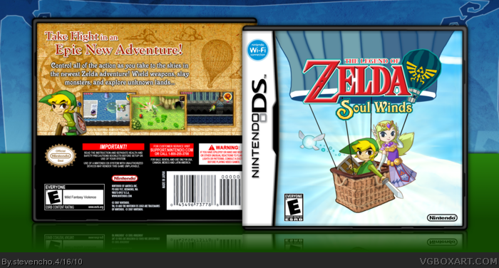 The Legend of Zelda: Soul Winds box art cover