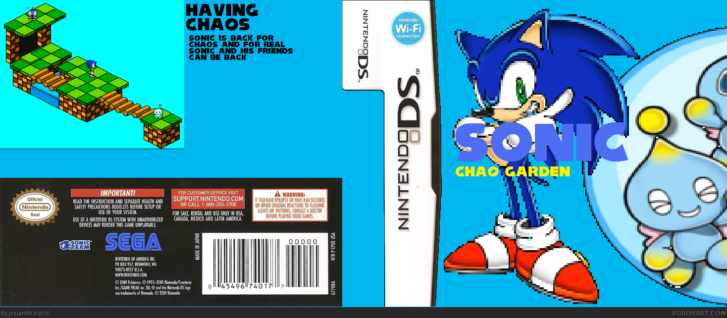 Sonic Chao Garden box cover