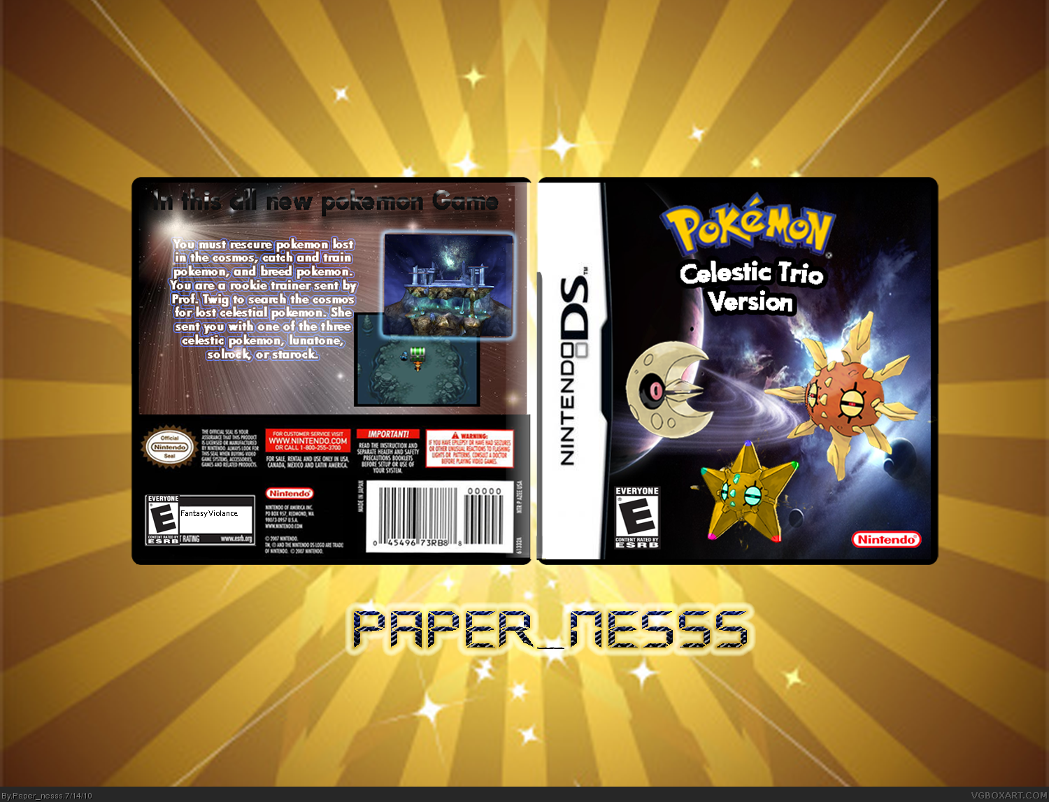 Pokemon Celestic Trio box cover