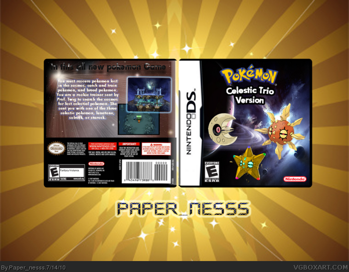 Pokemon Celestic Trio box art cover