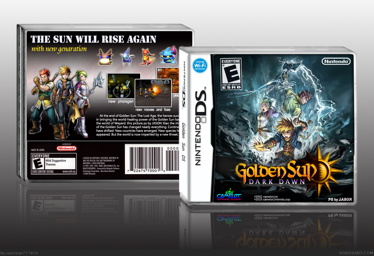 Golden Sun DS box cover