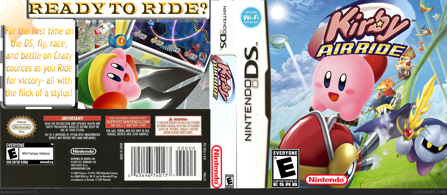 Kirby Airride box cover