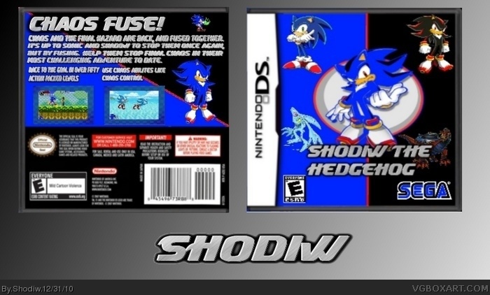 Shodiw the Hedgehog box art cover