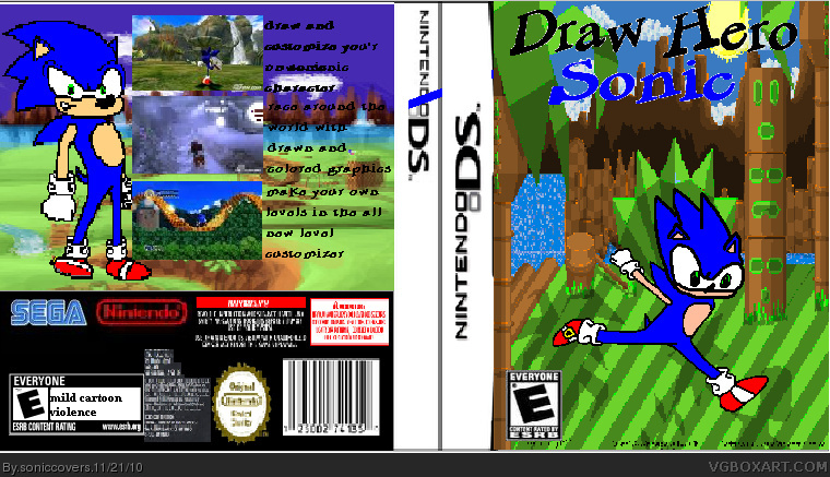 Draw Hero: Sonic version box cover