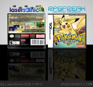 Pokemon Thunder Yellow Version box art cover