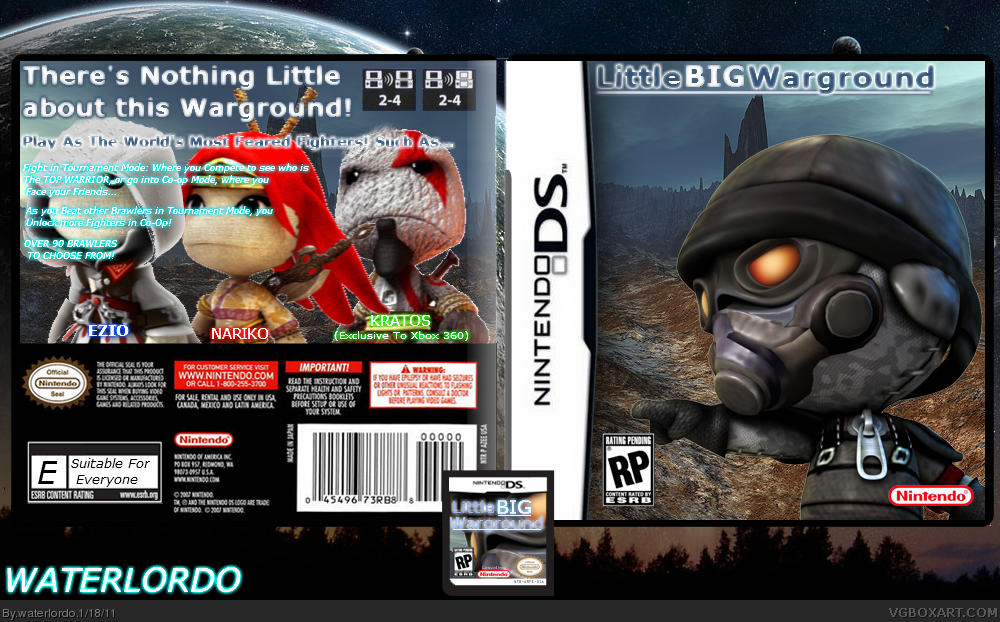 Little BIG Warground DS box cover