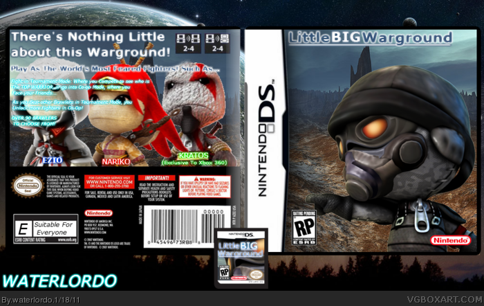 Little BIG Warground DS box art cover