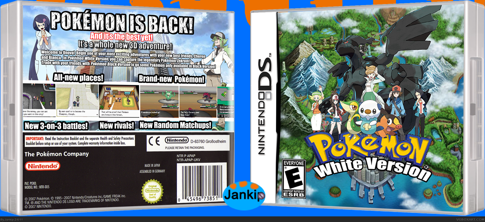 Pokemon White Version box cover