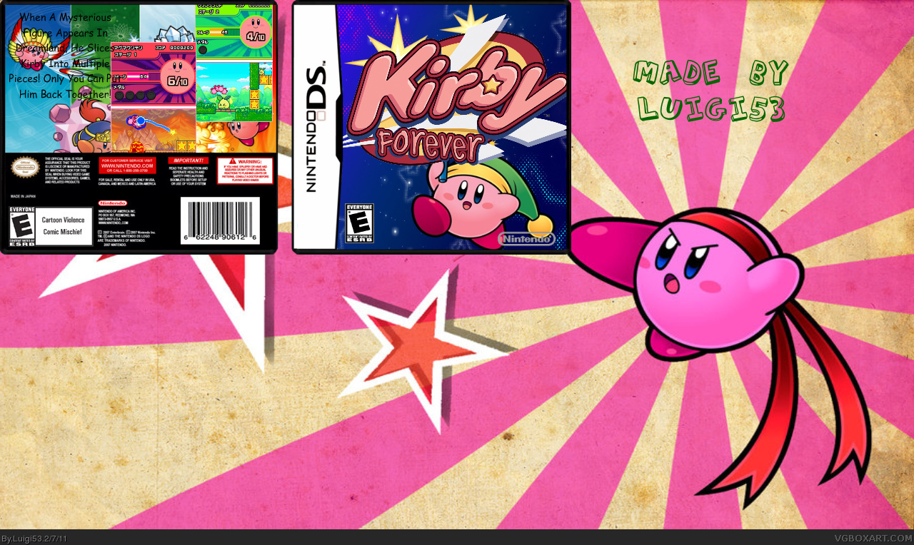 Kirby Forever box cover