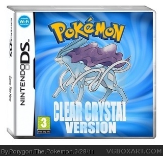 Pokemon Clear Crystal Version box art cover
