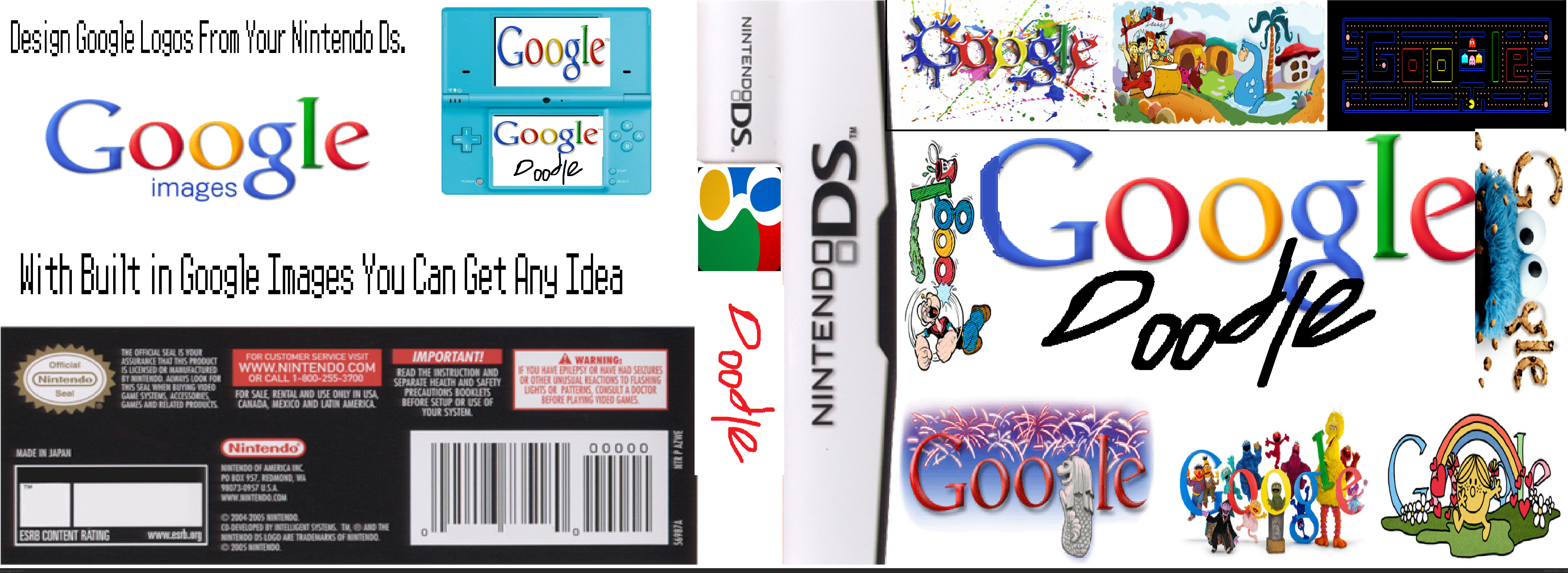 Google Doodle box cover