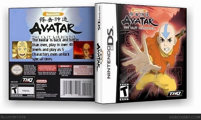 Avatar The Last  Airbender box cover