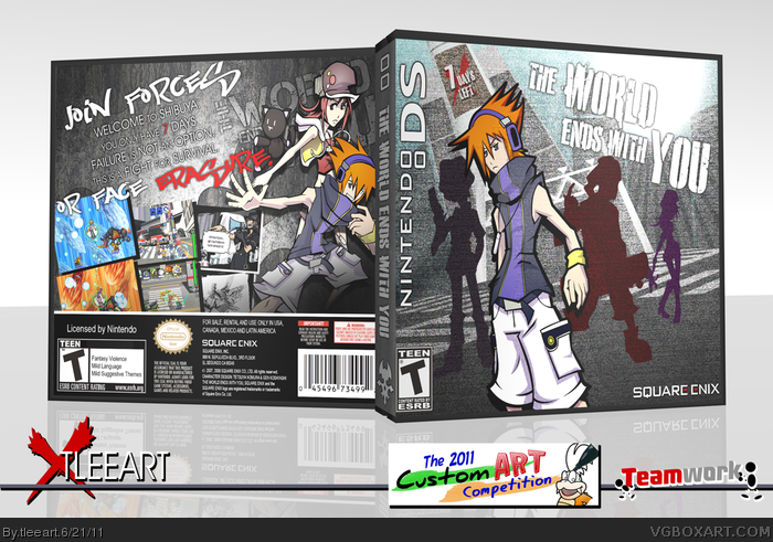 The World Ends With You box art cover