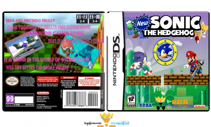 New Super Sonic box art cover