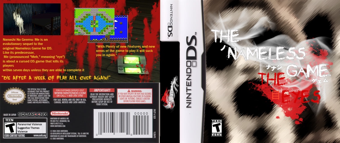 The Nameless Game: The Eye box cover