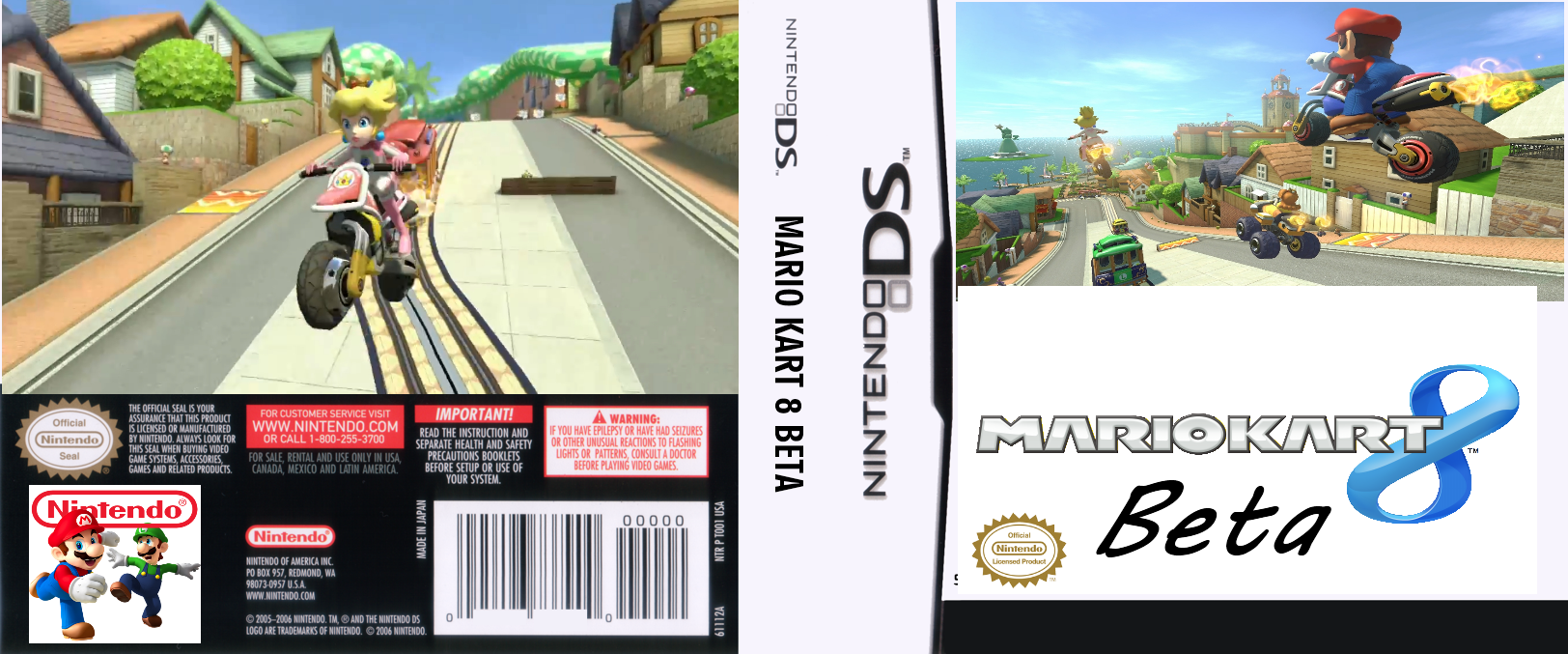 Mario Kart 8 Beta box cover