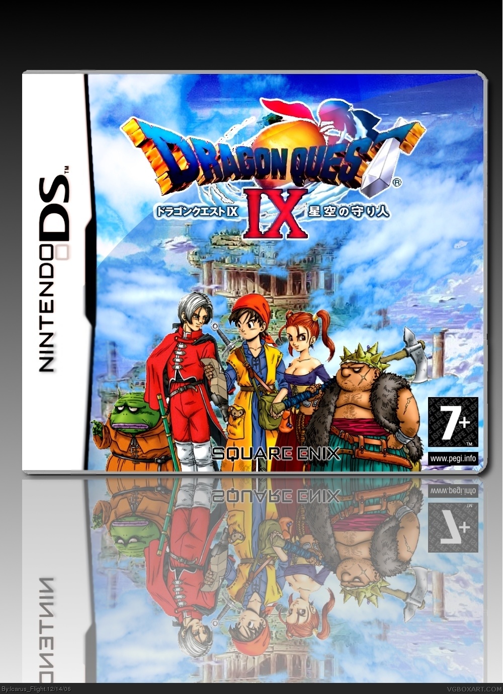 Dragon Quest IX: Protectors of the sky box cover