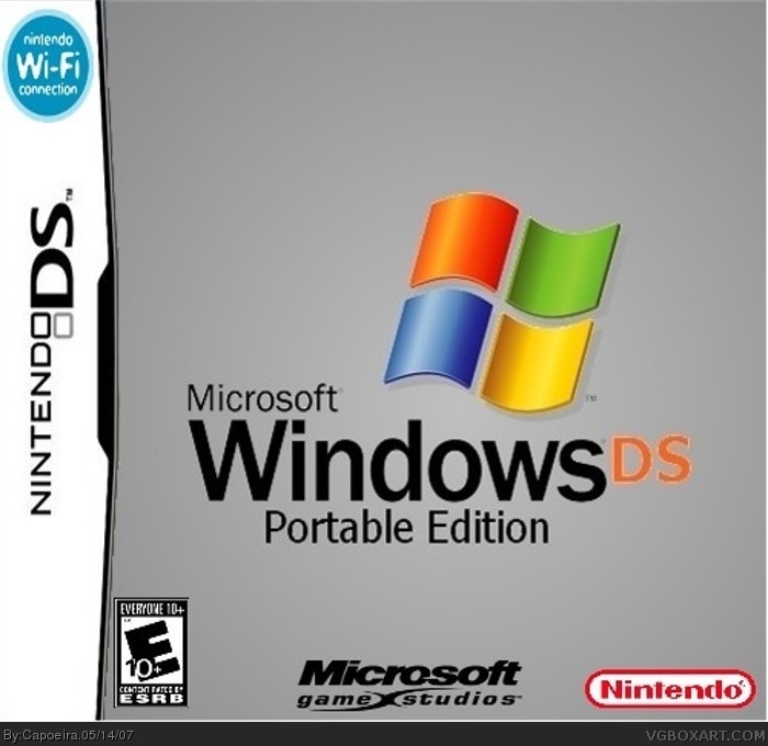Windows XP DS box cover