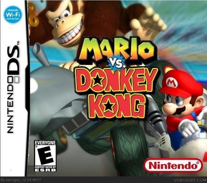 Mario VS Donkey Kong box art cover