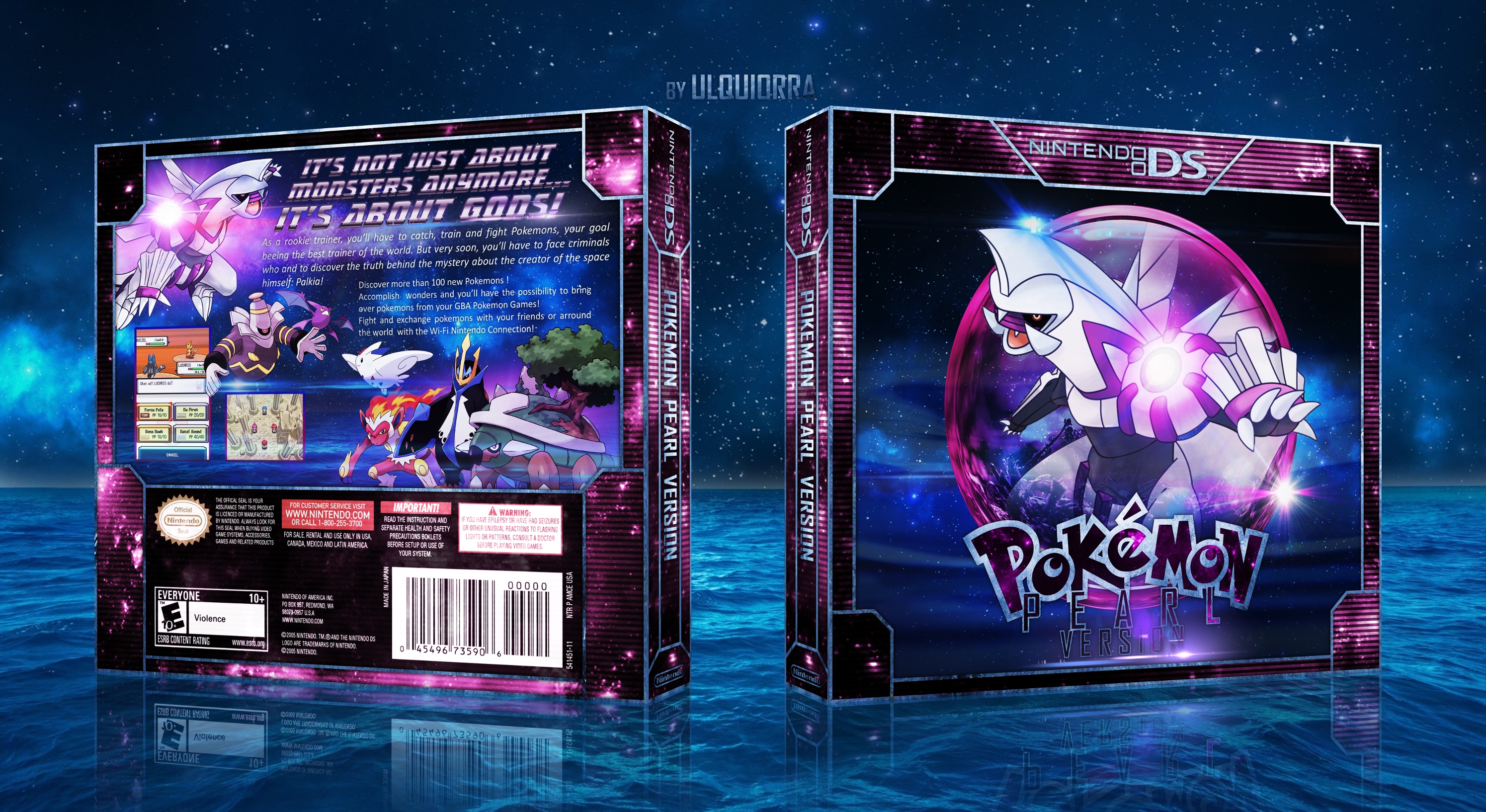 Pokemon Pearl Version box cover