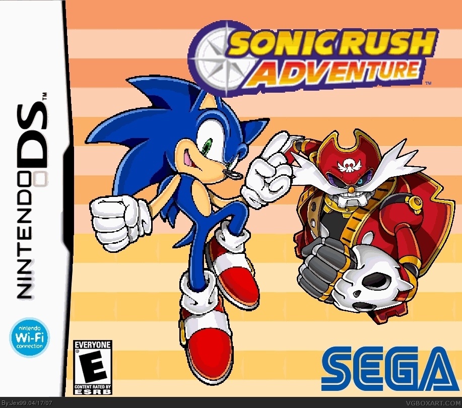 Sonic Rush Adventure box cover