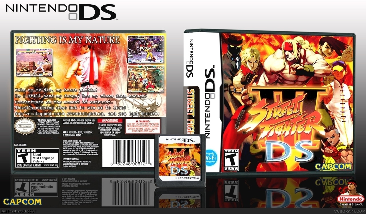 Street Fighter III DS box cover