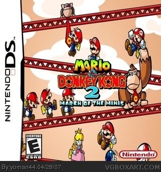 Mario vs Donkey Kong 2: March of the Minis box art cover