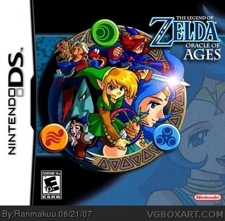 The Legend of Zelda: The Oracle Of Ages box cover