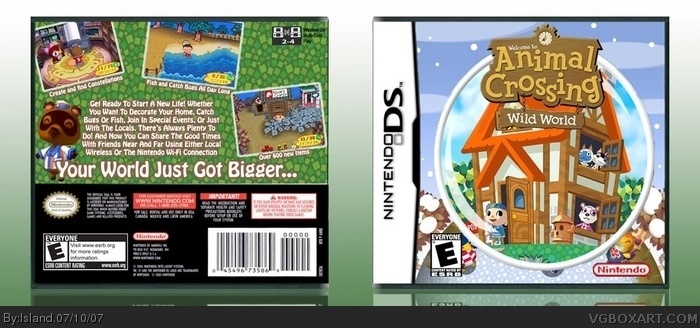 Animal Crossing: Wild World box art cover