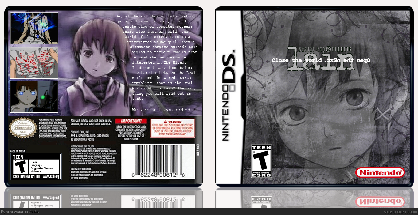 Serial Experiments: Lain box cover