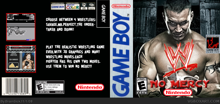 WWE No Mercy box cover