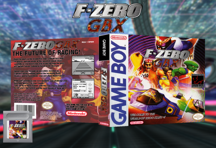F-Zero GBX box art cover