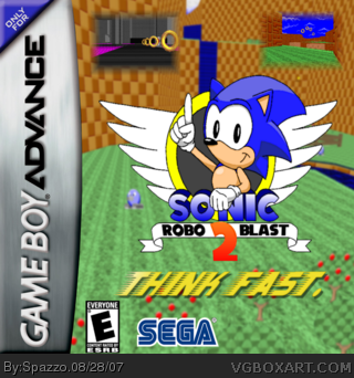 Sonic Robo Blast 2 box art cover