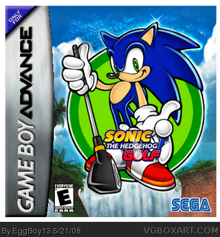 Sonic The Hedgehog Golf box cover