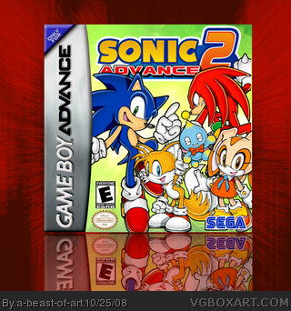 Sonic Advance 2 box art cover