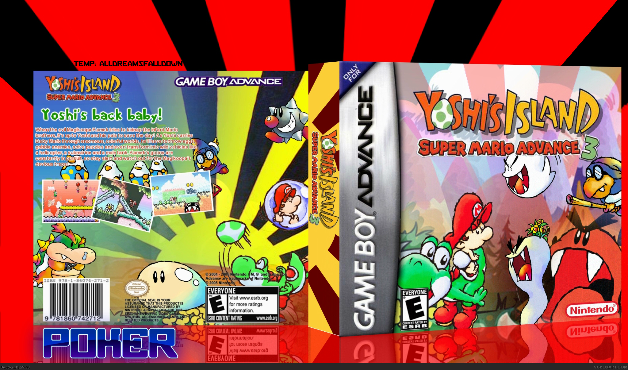 Yoshi's Island: Super Mario Advance 3 box cover