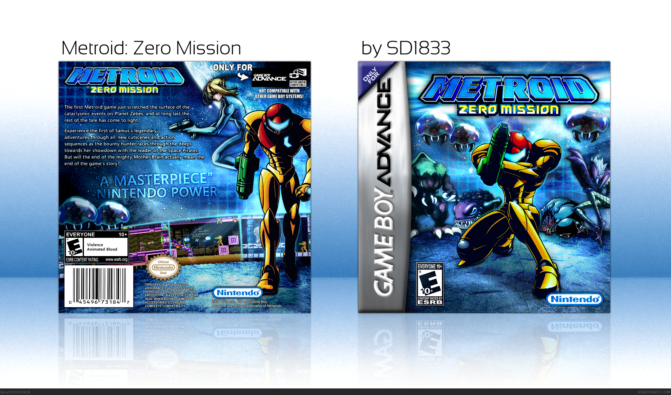 Metroid: Zero Mission box cover