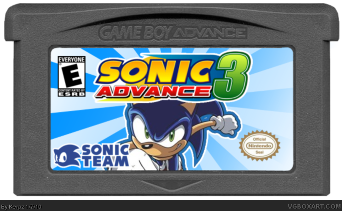 Sonic Advance 3 box cover