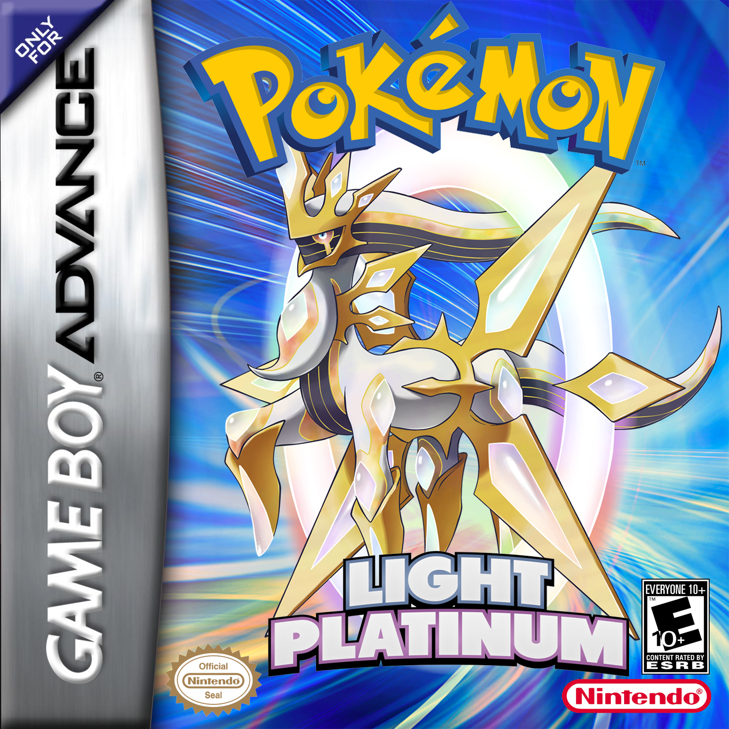 Pókemon Light Platinum box cover