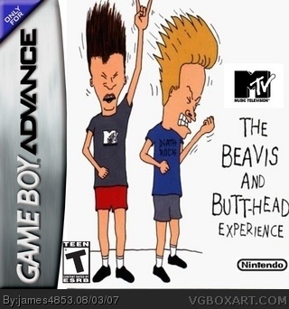 Beavis and Butthead box art cover