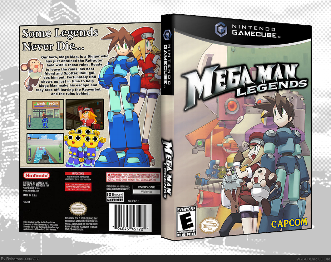 Mega Man Legends box cover