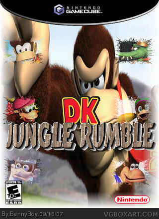 Donkey Kong Jungle Rumble box art cover