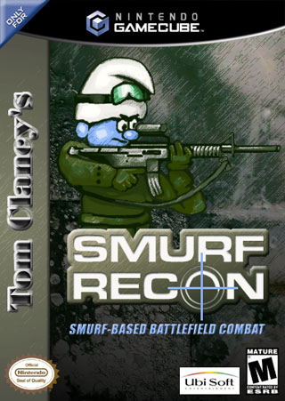 Tom Clancy's Smurf Recon box cover