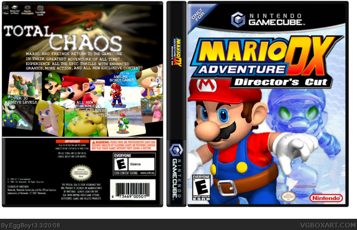 Mario Adventure DX: Directors Cut box art cover